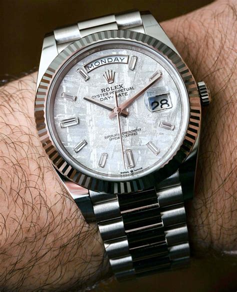 rolex chinese day date white gold|Rolex Day-Date 40 228239.